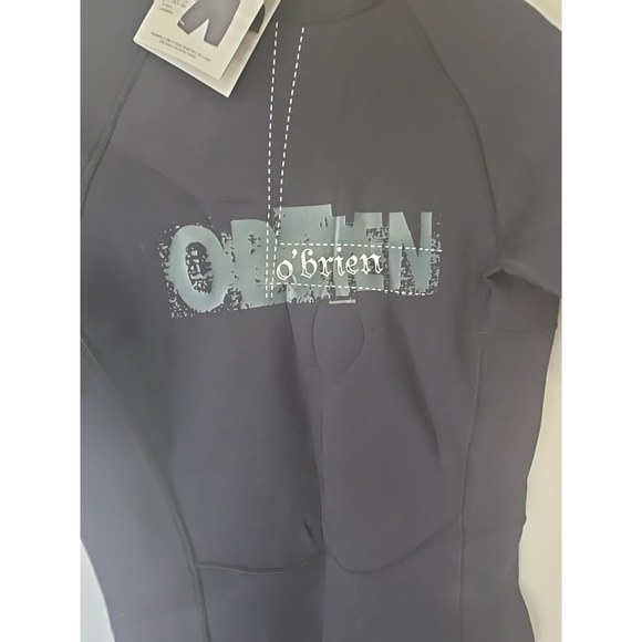 O'Brien Shorty Wetsuit Men's XXL Black Neoprene Short Sleeve Surf Diving Swim - Picture 3 of 14